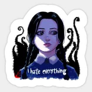 Miss Wednesday Sticker